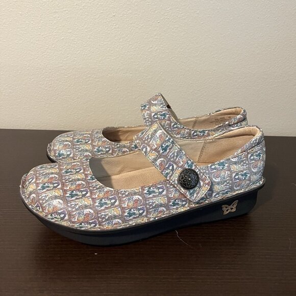 Alegria Shoes - Alegria Paloma mary jane 42 11.5 12 Love You Mucha Lagenlook Renaissance Fairy
